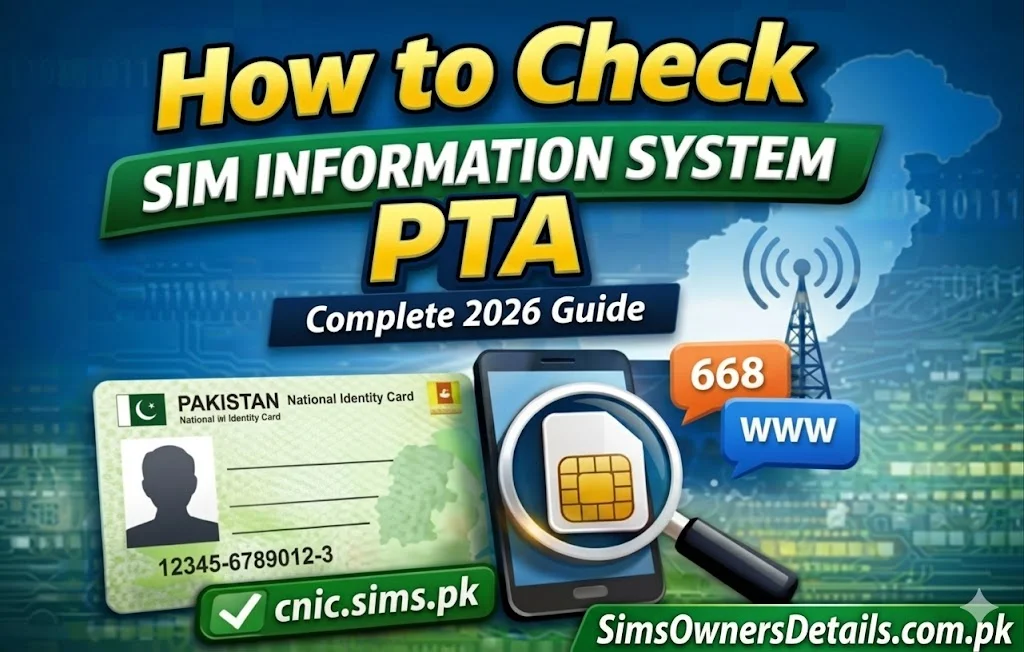 cnic.sims.pk — Complete Guide to PTA's Official SIM Portal Pakistan